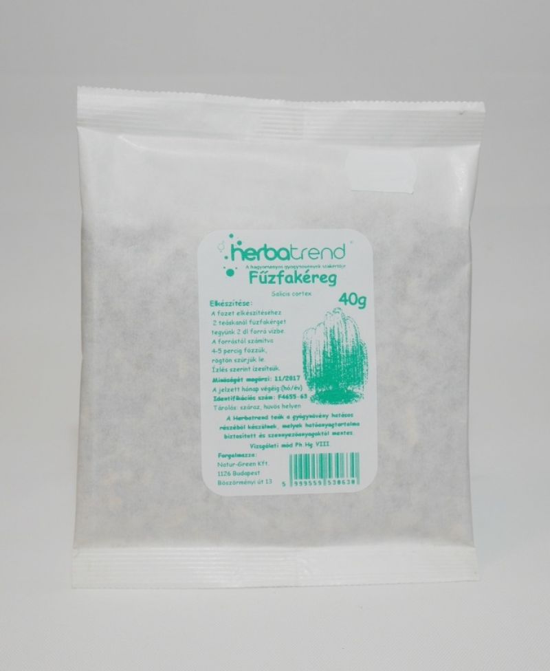 Herbatrend Szálas Zacskós Fűzfakéreg tea 40 g