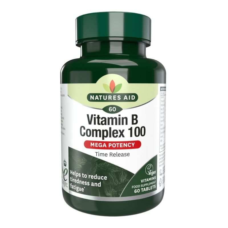 Natures Aid B-vitamin komplex 100 nyújtott f. tabletta 60 db