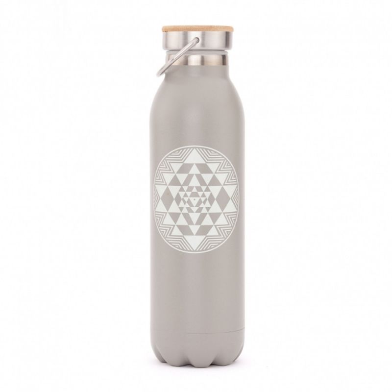 Fémkulacs - Yantra 600 ml - Szürke - Bodhi