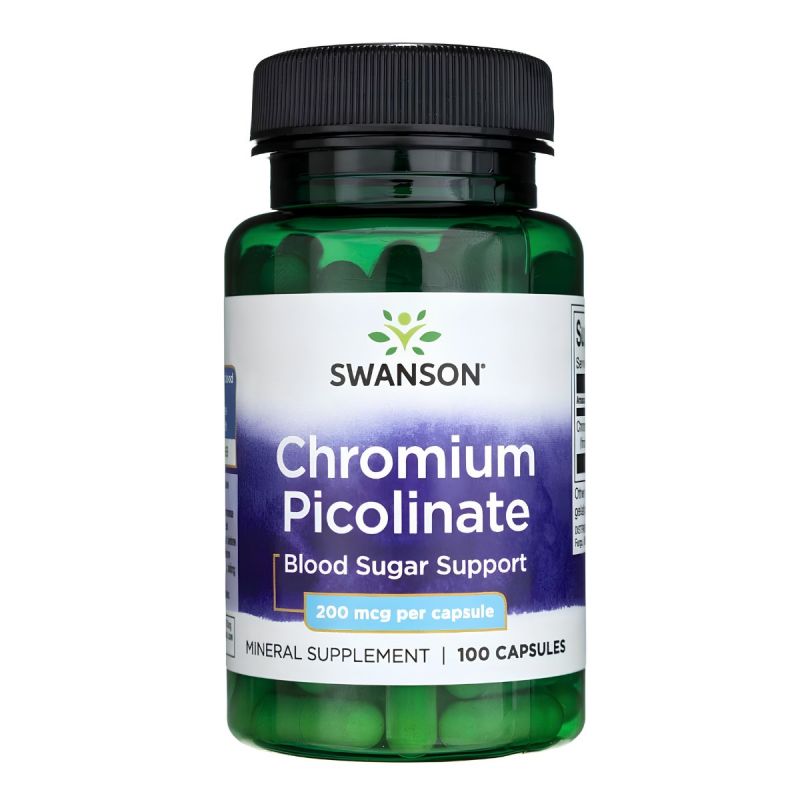 Swanson Króm Chromium-Picolinate kapszula 100 db