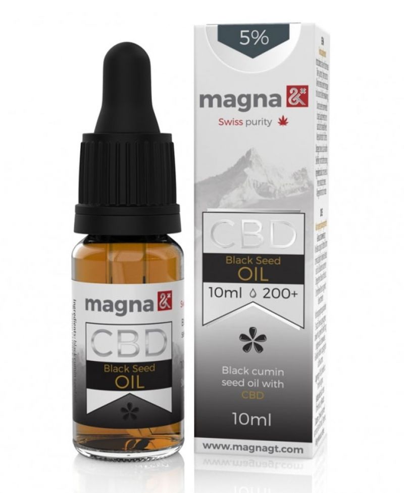 Magna GT CBD olaj 5% Feketeköménymag olajban 10 ml