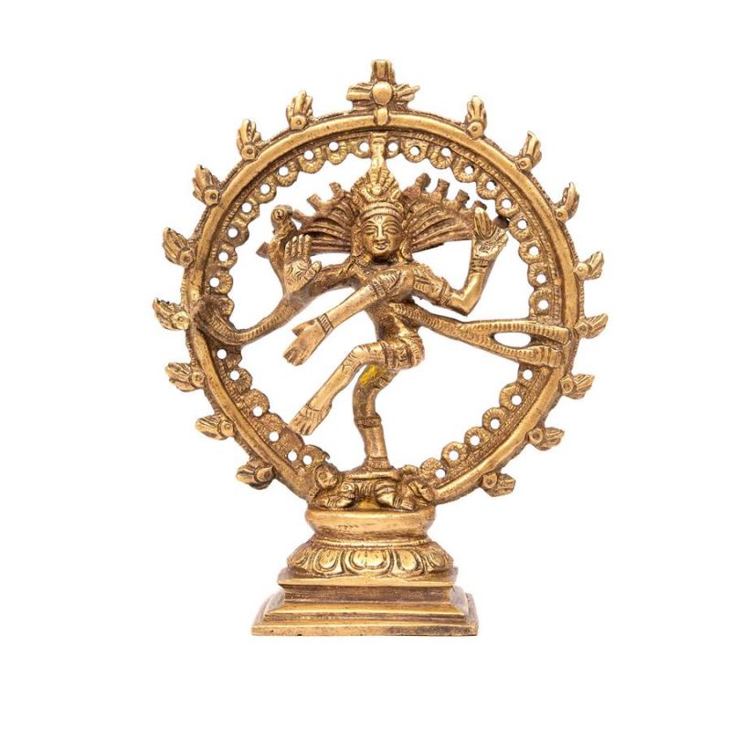 Nataraj réz szobor, kb. 14 cm - Bodhi