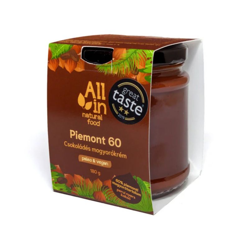 Piemont 60 Csokoládés mogyorókrém 180 g