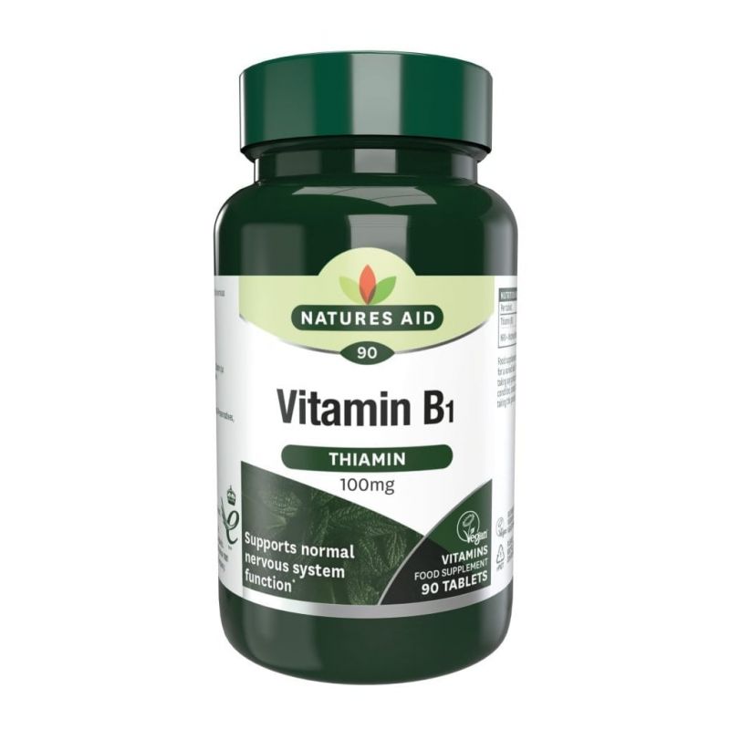 Natures Aid B1-vitamin 100 mg 90 db