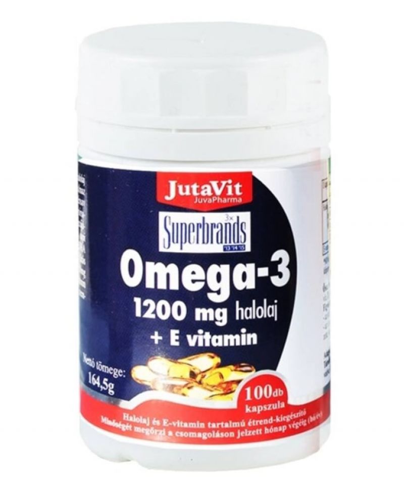 Jutavit Omega-3+E-Vitamin Kapszula 100 db