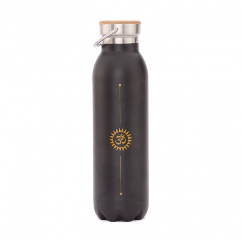 Fémkulacs - OM 600 ml - Fekete - Bodhi