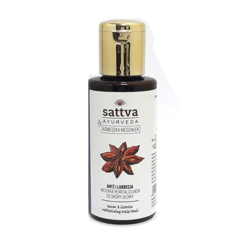 Revitalizáló hajtonik ánizzsal és édesgyökérrel 100ml - Sattva Ayurveda