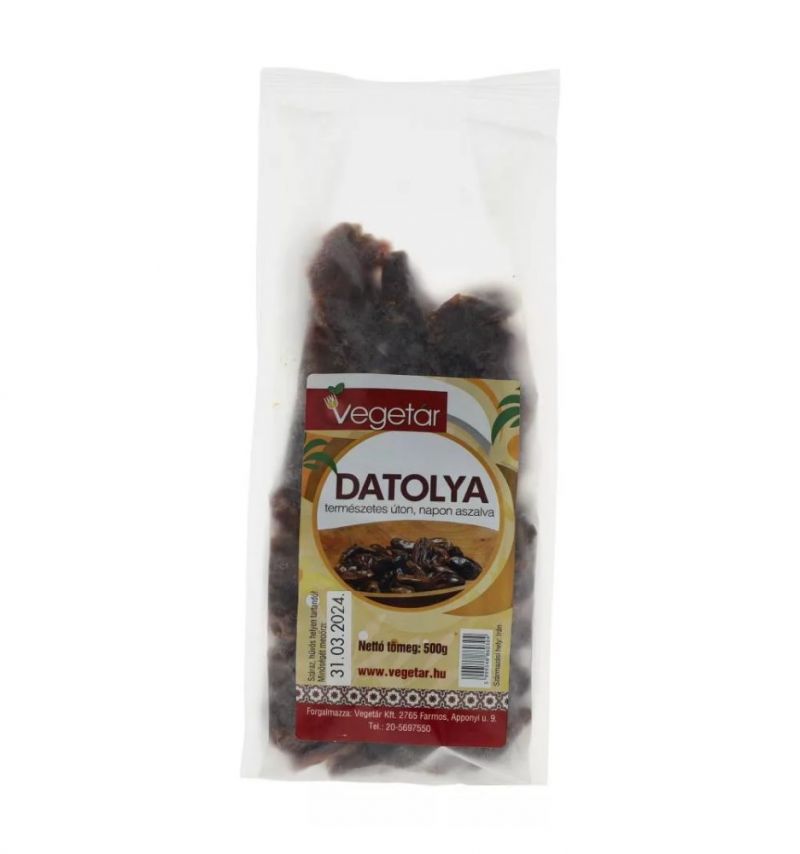 Vegetár Datolya Mag Nélküli 500 g