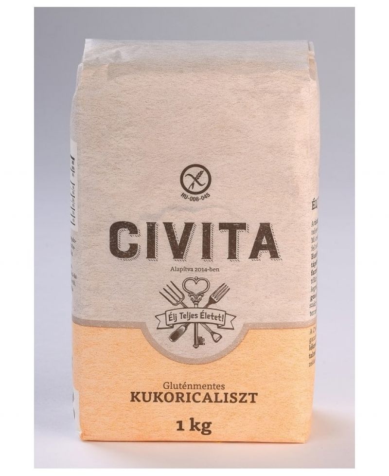 Civita Gluténmentes Kukoricaliszt 1000 g