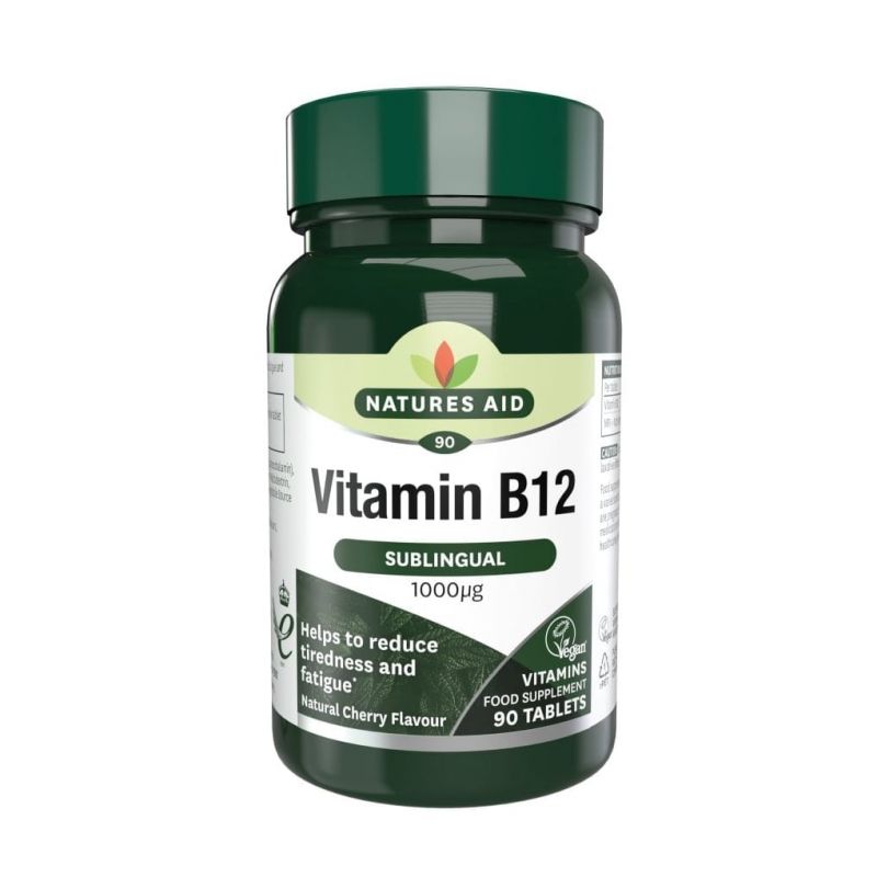 Natures Aid B12-vitamin rágótabletta (sublingual) 90 db