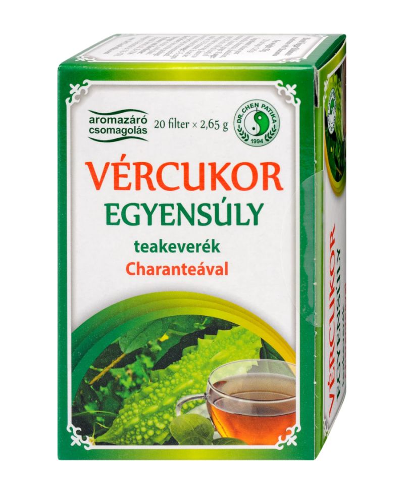 Dr. Chen Vércukor egyensúly teakeverék charanteával filteres 20 db