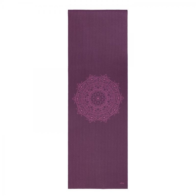 Bodhi Leela jógaszőnyeg MANDALA - Aubergine