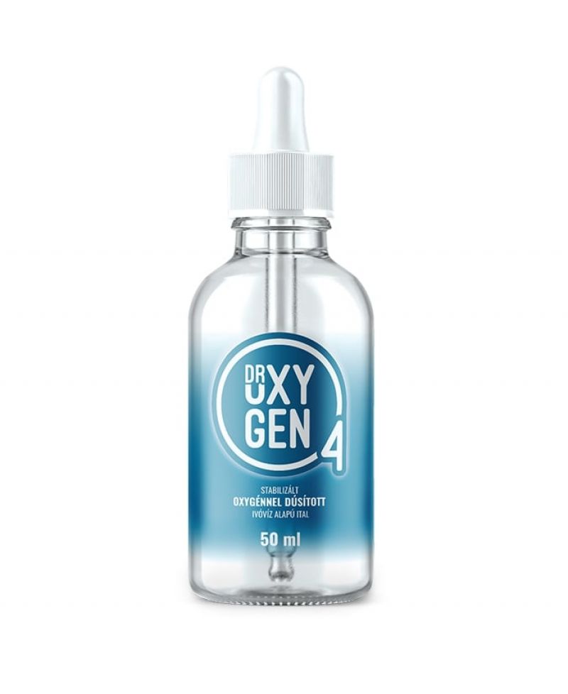 Dr. Oxygen stabilizált folyékony oxigénnel dúsított ivóvíz alapú ital 50 ml