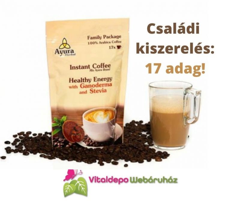Ayura Herbal Capuccino családi kiszerelés (17 adag)