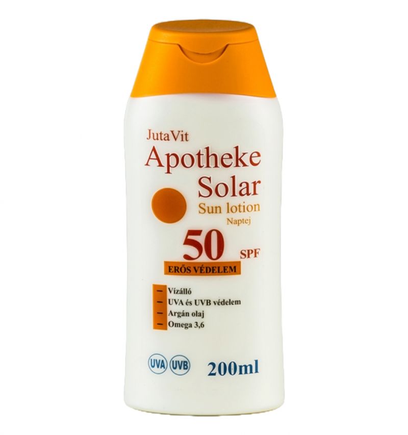 Jutavit Apotheke Solar Naptej 50 SPF 200 ml