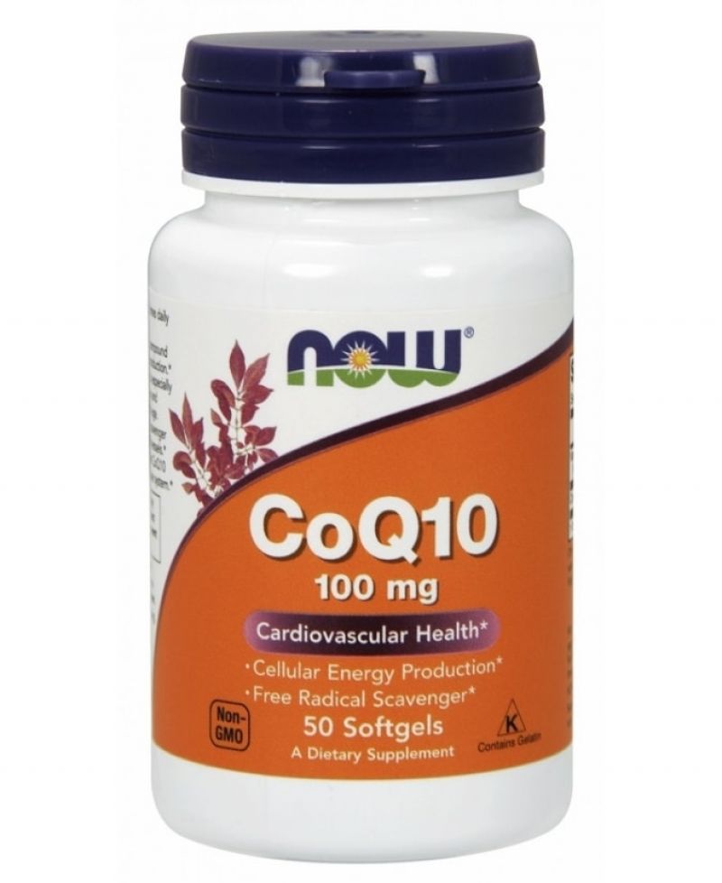 Now Q10 koenzim 100 mg lágyzselatin kapszula CoQ10 50 db