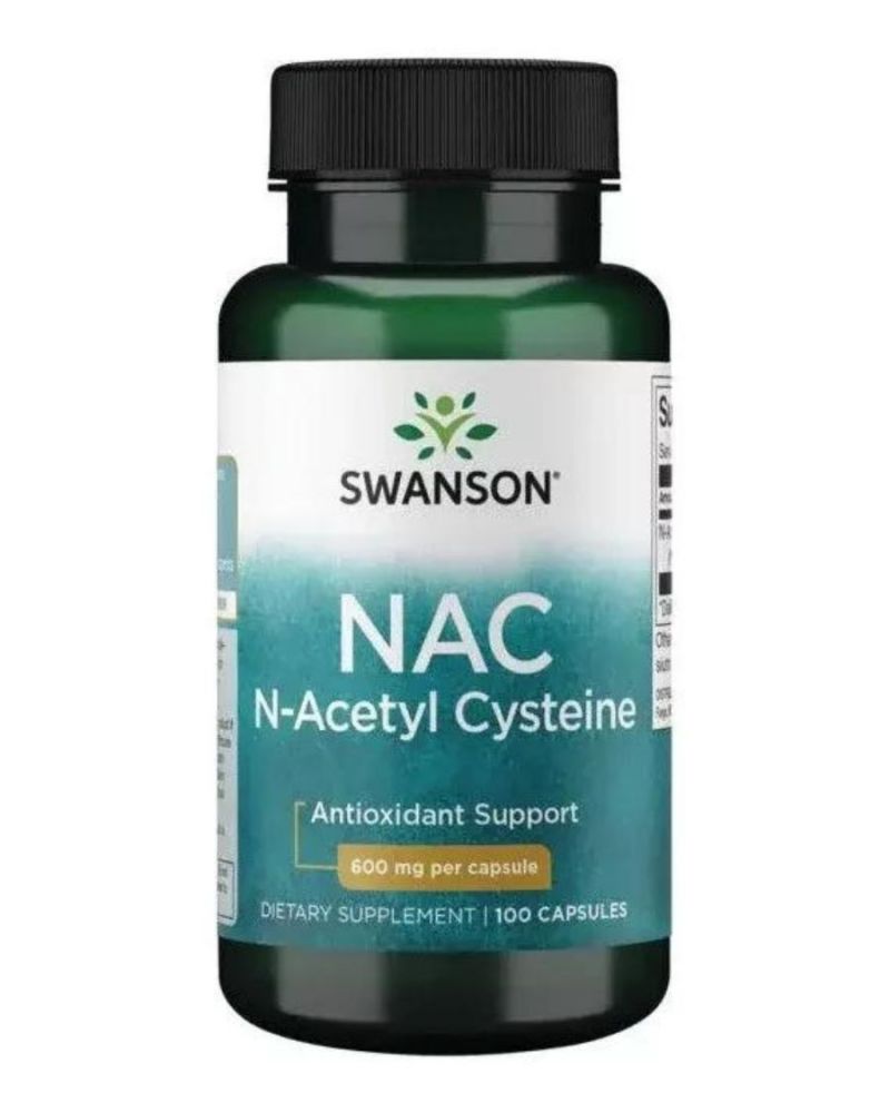 Swanson N-Acetil L-Cisztein NAC kapszula 600 mg 100 db