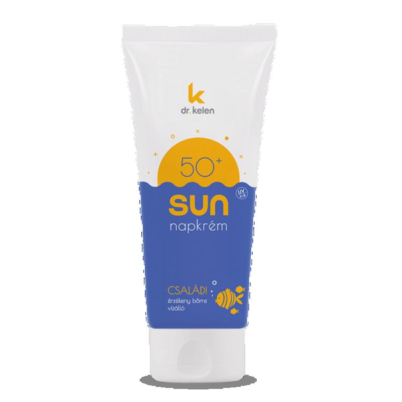 Dr.Kelen SUN F50+ családi naptej, 175ml
