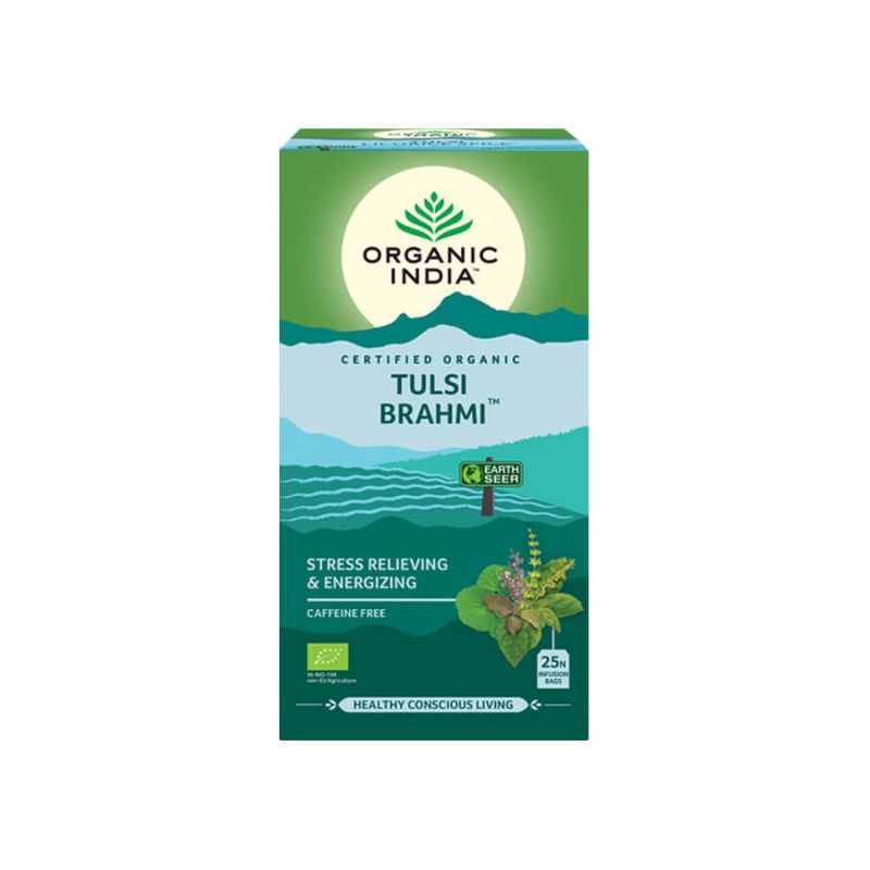 Tulsi BRAHMI, filteres bio tea, 25 filter - Organic India