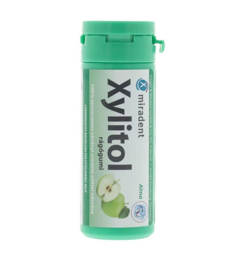 Miradent Xylitol Rágógumi Kids Alma 30 db