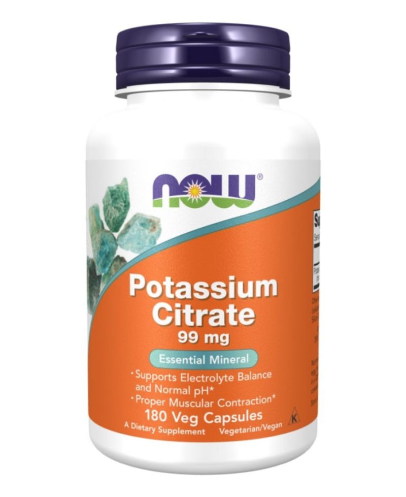 Now Potassium (Kálium) Citrate 99 mg kapszula 180 db