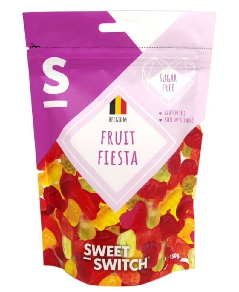Sweet Switch Gumicukor Fruit Fiesta 150 g - Szav. ideje: 2024. 09. 28.