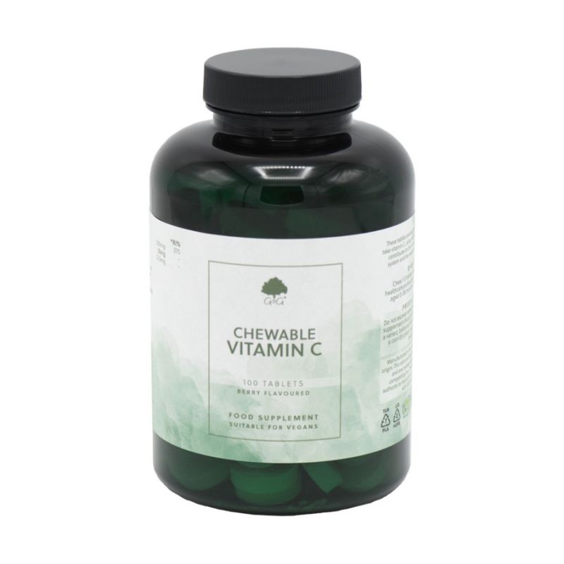 C-vitamin rágótabletta málna-meggy ízű 300mg 100 tabletta – G&G