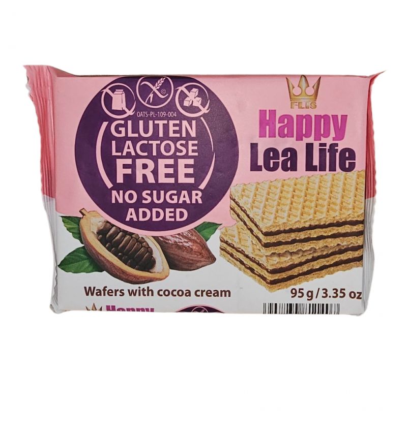 Lea Life Kakaós Ostya Glutén-Laktózmentes 95 g