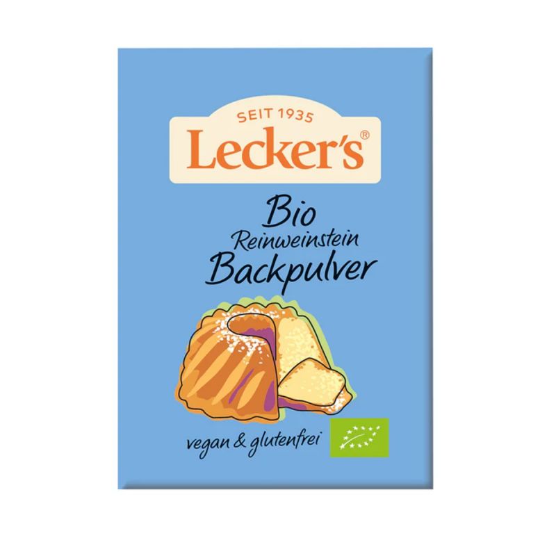 Leckers Bio Borkő Sütőpor 4x21 g 84 g