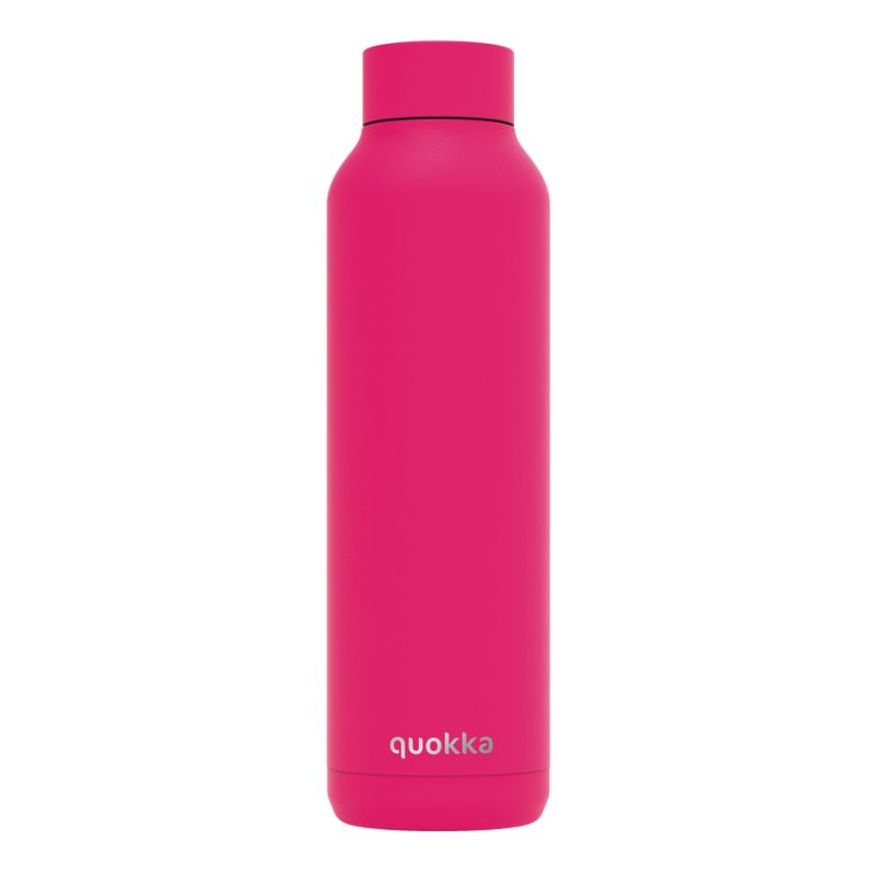 Hőtartó fémkulacs Solid Raspberry Pink 630ml - Quokka