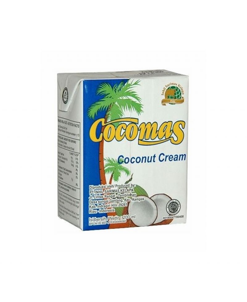 Cocomas kókuszkrém UHT 200 ml