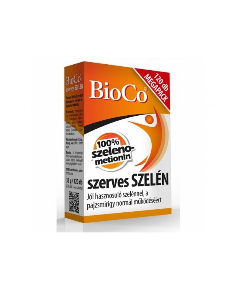 Bioco Szerves Szelén Tabletta 120 db