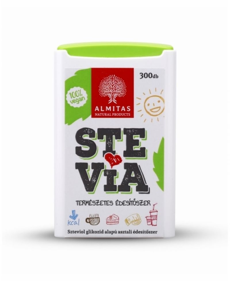 Almitas Stevia Tabletta 300 db