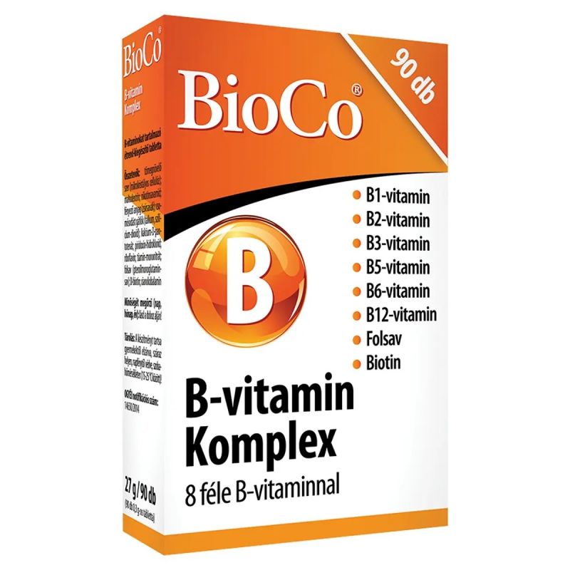 Bioco B-vitamin Komplex Tabletta 90 db
