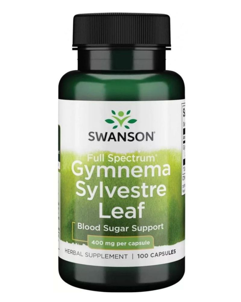 Swanson Gymnema Sylvestre Leaf 400 mg kapszula 100 db