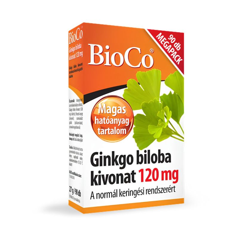 Bioco Ginkgo Biloba kivonat tabletta 90 db
