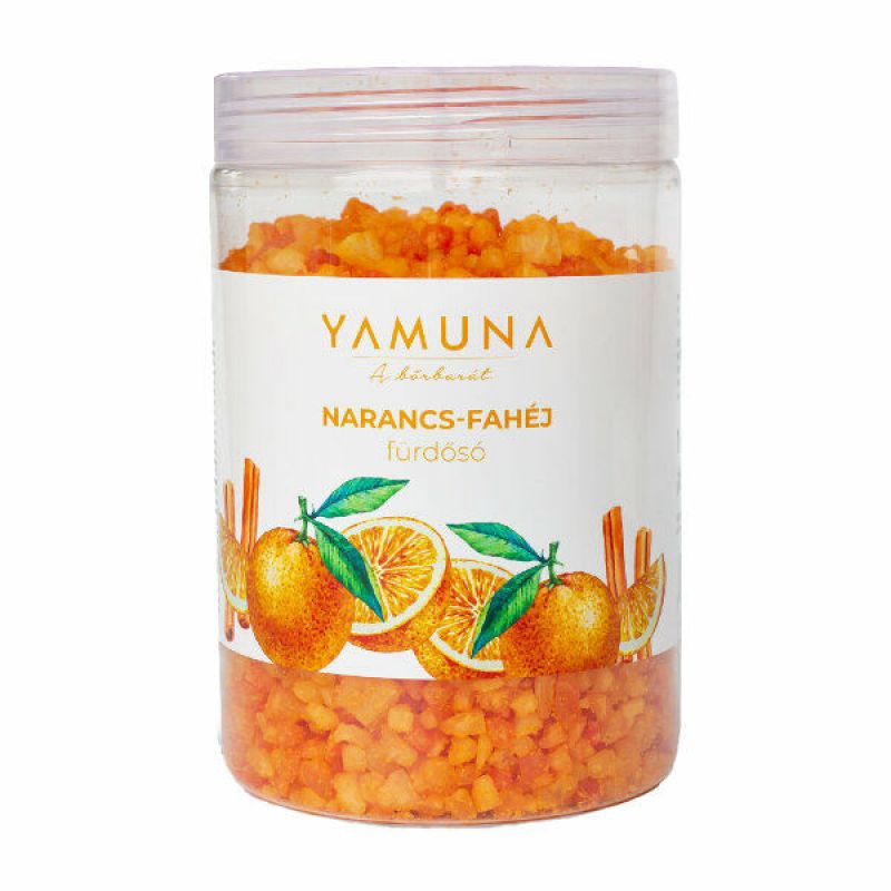 Yamuna fürdősó, tégelyes, narancs-fahéj, 1000g
