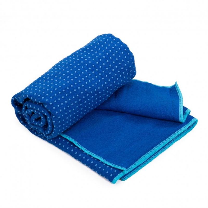 GRIP² jógatörölköző Bi-color - Blue Aqua - Bodhi