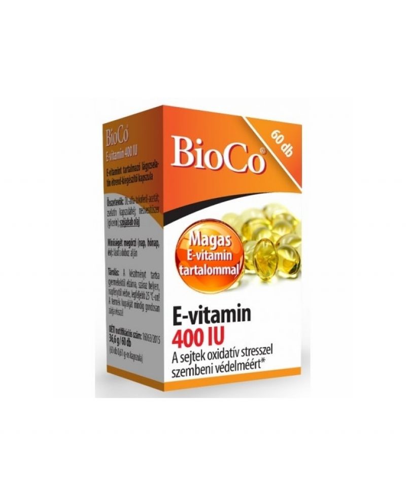 Bioco E-vitamin kapszula 400 IU 60 db