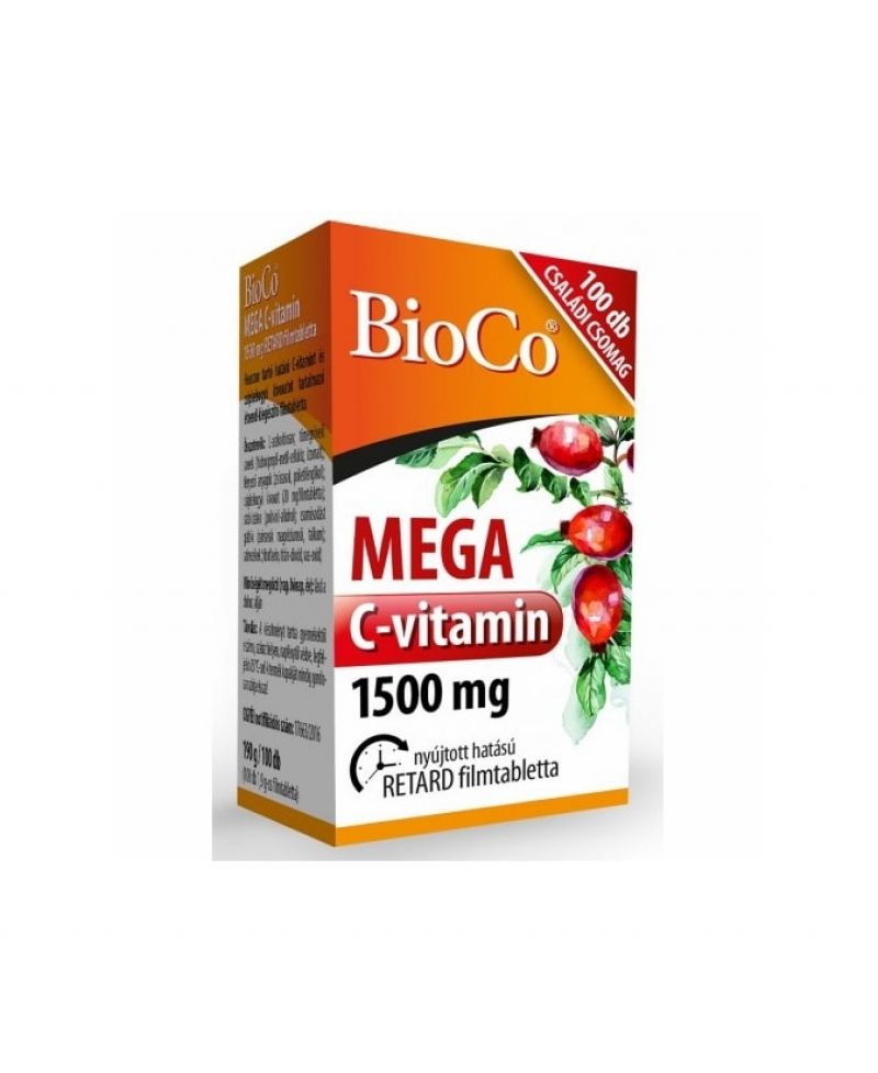 Bioco Mega C-vitamin 1500 mg filmtabletta 100 db