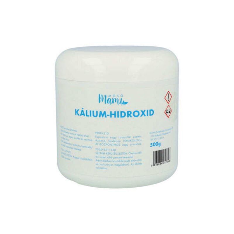 Mosómami kálium hidroxid KOH, 500g