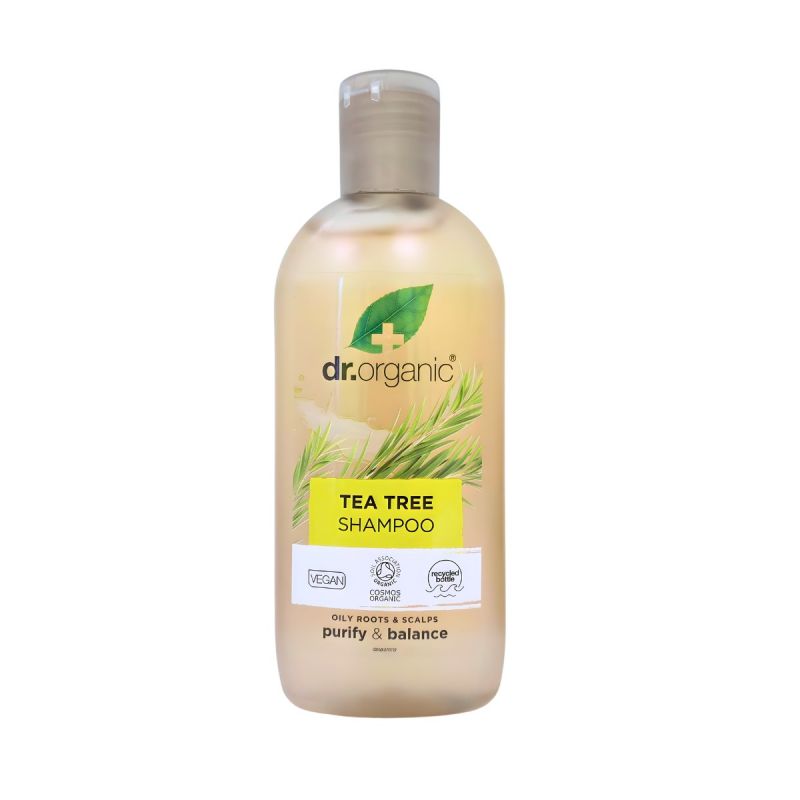 Dr. Organic mélytisztító Bio Teafa Sampon 265 ml