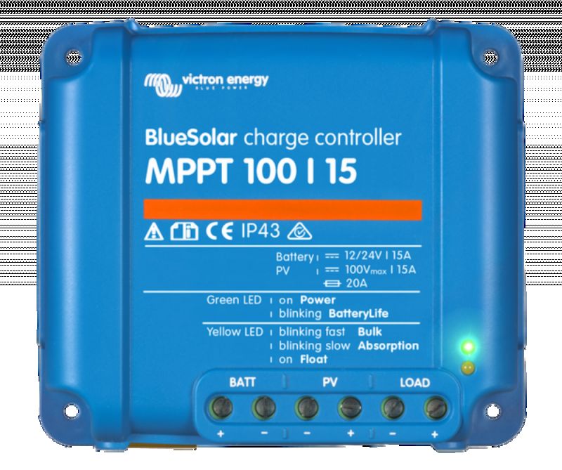 BlueSolar MPPT 100/15 12/24V töltésszabályzó