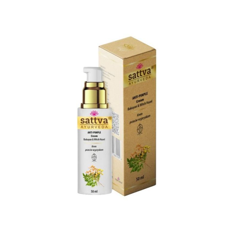 Pro-Age pattanás elleni krém - Bakayan és Varázsmogyoró - 50 ml - Sattva Ayurveda