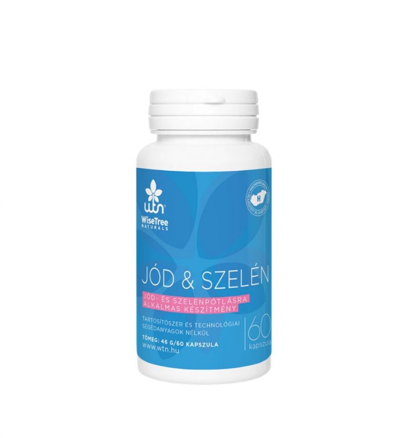 Wise Tree Naturals WTN Jód és Szelén kapszula 60 db