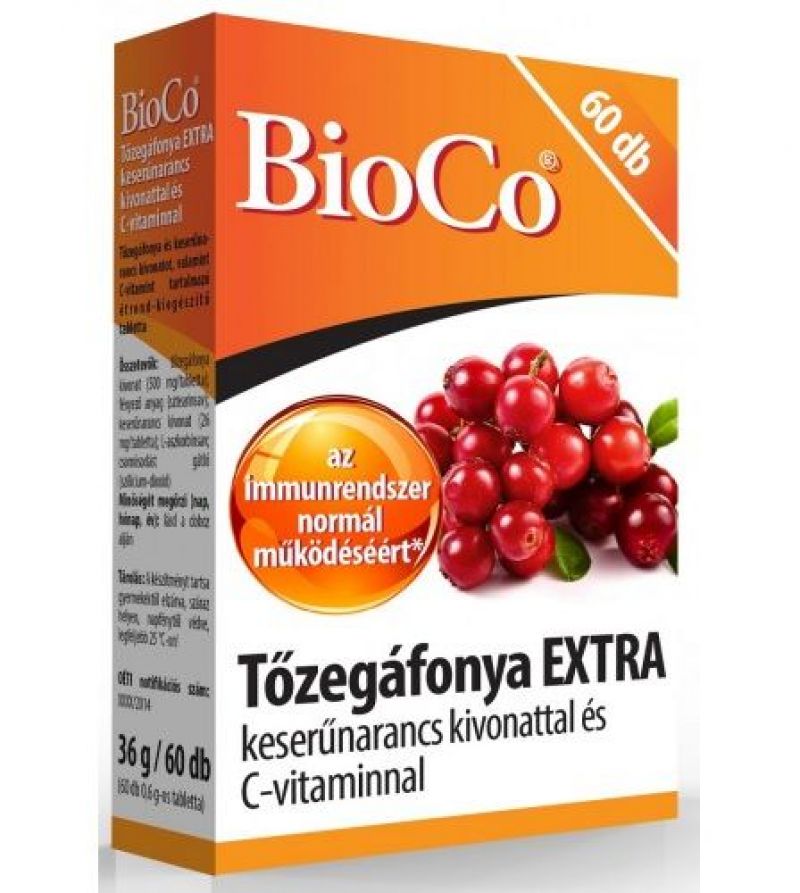 BioCo Tőzegáfonya extra tabletta 60 db