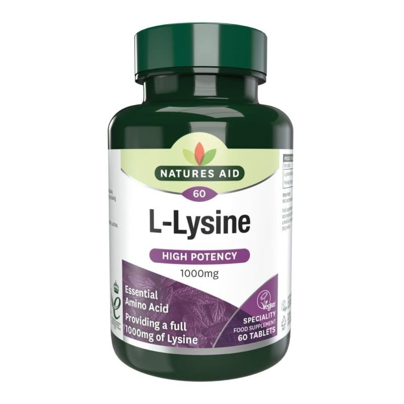 Natures Aid L-Lysine 1000 mg tabletta 60 db