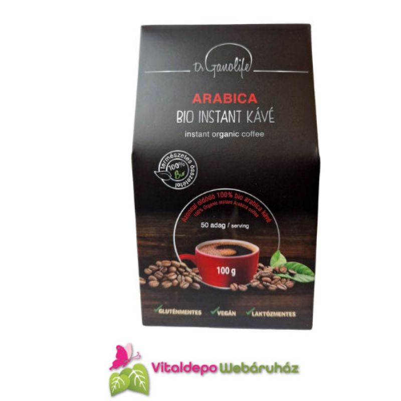 Dr Ganolife Bio Arabica instant kávé (50 adag)