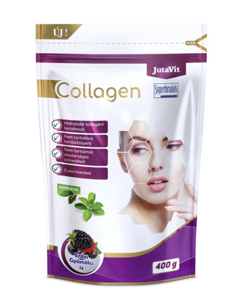 Jutavit Collagen Erdei Gyümölcs ízű italpor 400 g