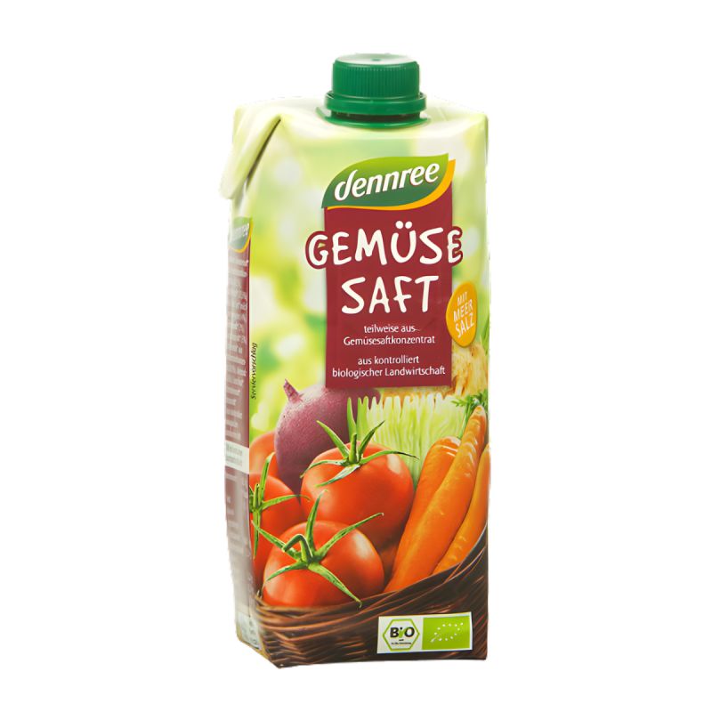 Dennree Bio Vegyes Zöldséglé 500 ml